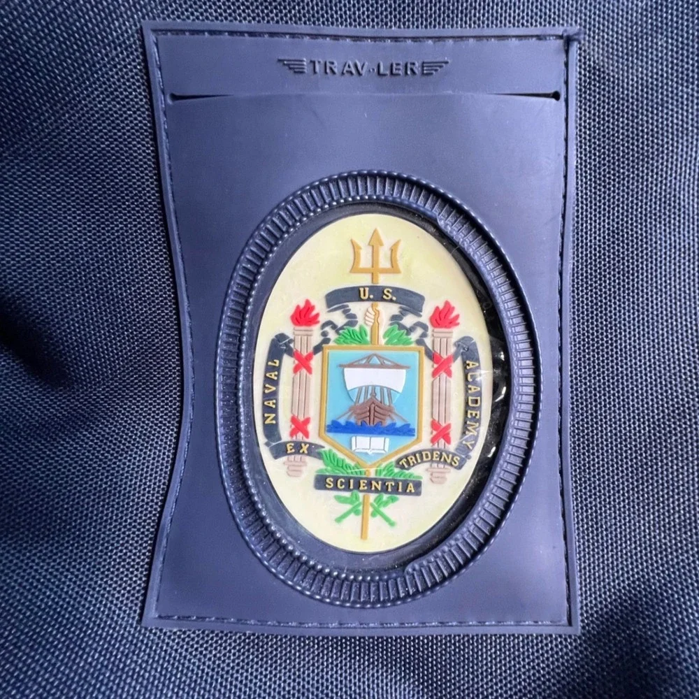 Traveler US Naval Academy Briefcase Unisex OS Navy Blue USNA Laptop Bag 3854